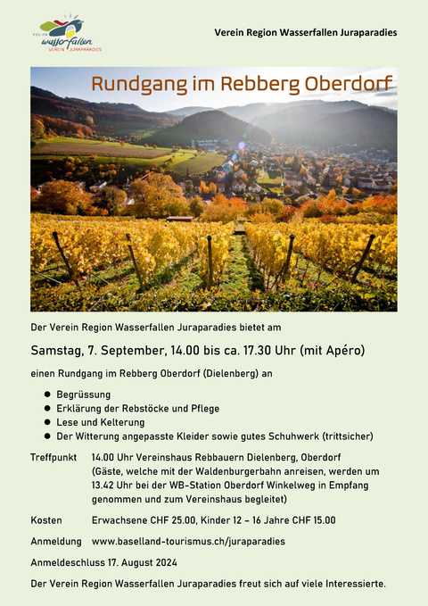 Flyer - Rundgang Rebberg Dielenberg Flyer - Rundgang Rebberg Dielenberg