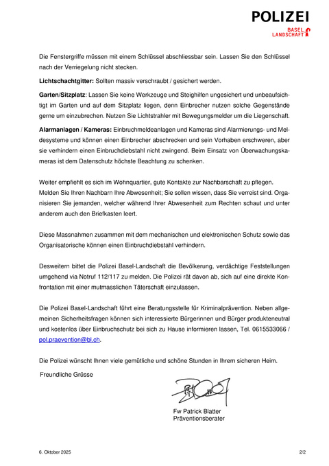 Einbruchschuutz Polizei BL_2