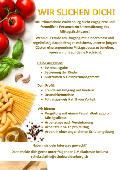 Inserat Mittagstisch Inserat Mittagstisch