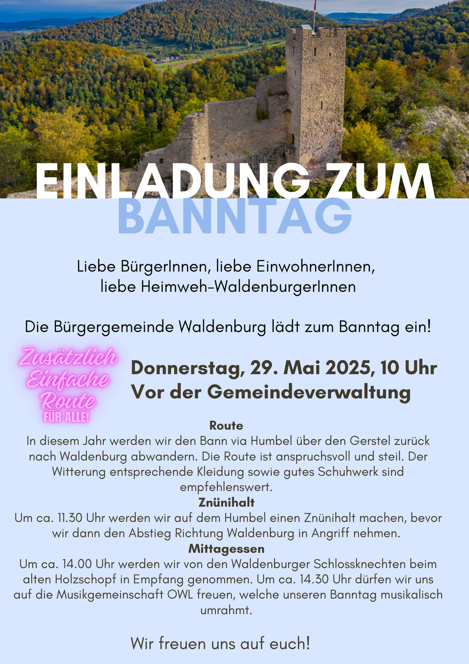 Einladung Fest Flyer Plakat