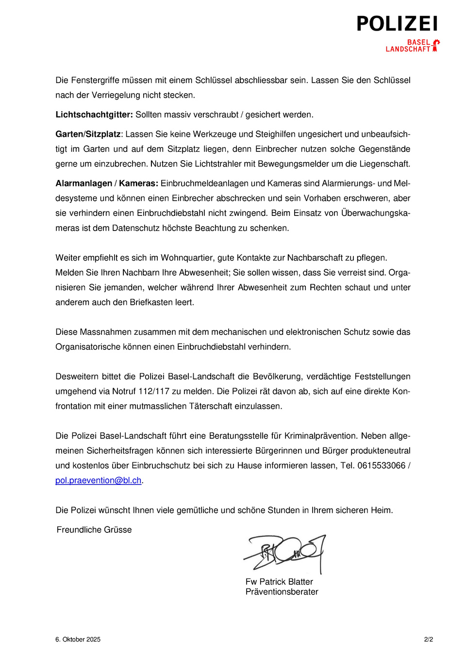 Einbruchschuutz Polizei BL_2