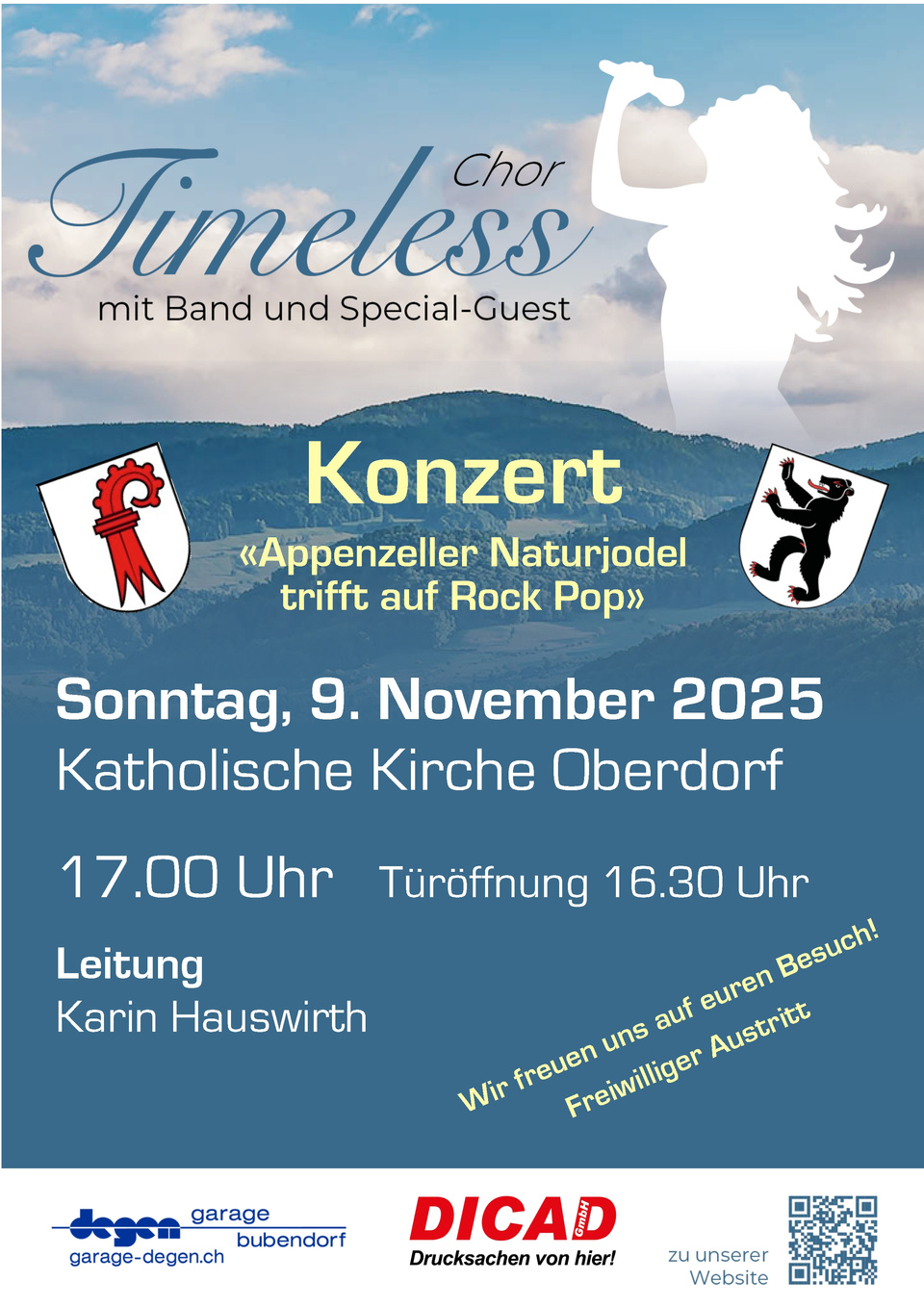 Flyer Timeless Konzert 2025 2 Flyer Timeless Konzert 2025 2