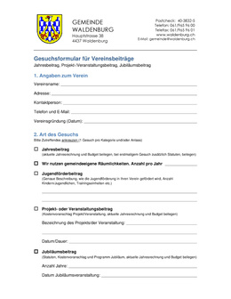 Gesuchsformular_Vereinsbeitraege 2025 und 2026_def. per 27.09.2025 Gesuchsformular Vereinbeiträge, einzureichen an die Gemeindeverwaltung