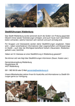 stedtlüführung waldenburg homepage Stedliführung Infoblatt
