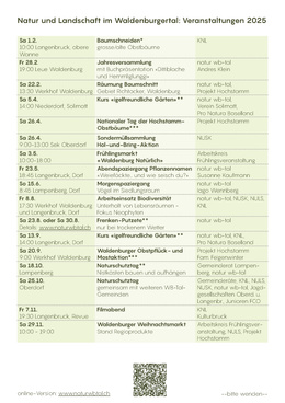 Uebersicht_Veranstaltungen_2025_WBTal_Natur_und_Landschaft Veranstaltungen 2025
