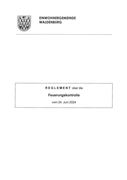Reglement Feuerungskontrolle Reglement als PDF herunterladen