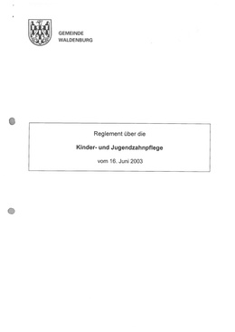 zahnpflege Reglement als PDF herunterladen